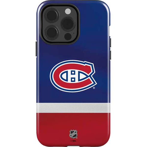 NHL Montreal Canadiens Jersey iPhone 15 Pro Impact Case